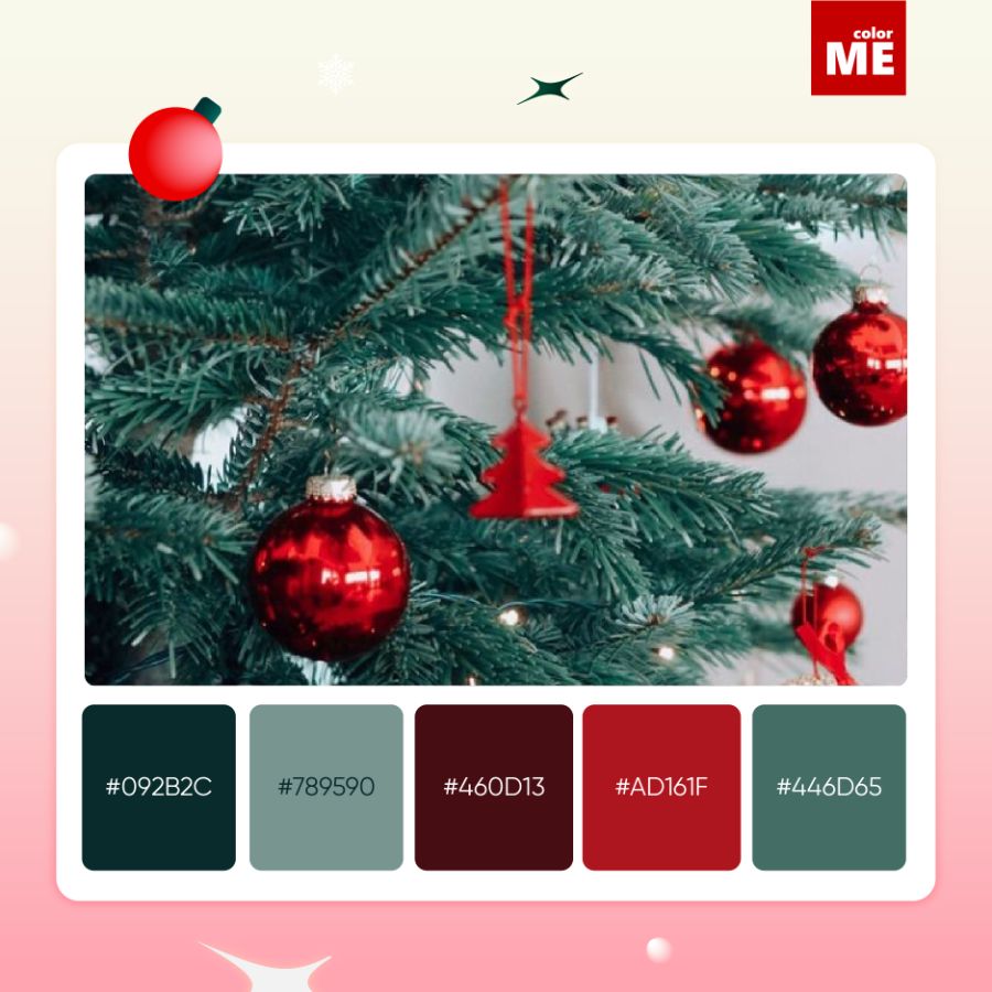 Những palette màu Giáng sinh dành cho designer