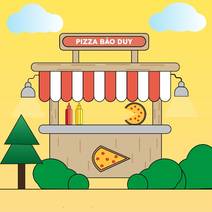 Tịm Pizza của Bảo Duy