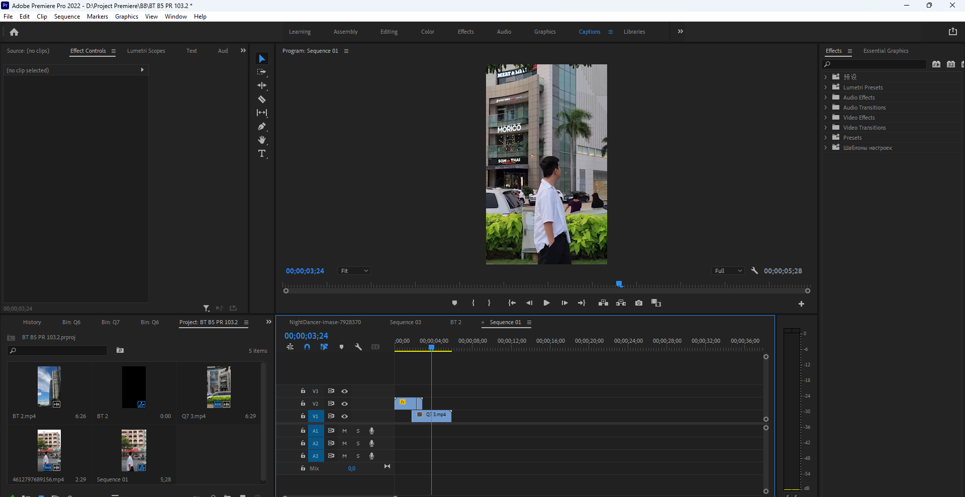 Bài tập Premiere Buổi 5 - Đức Vinh