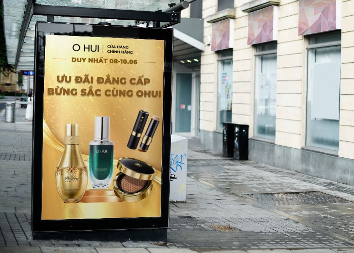 poster mỹ phẩm OHUI