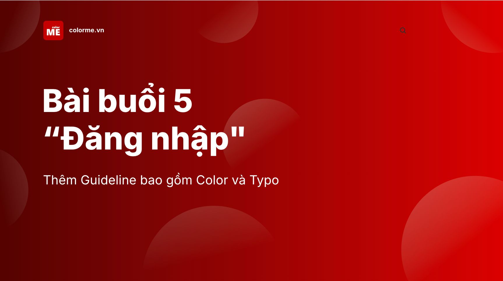 Bài Tập buổi 5
