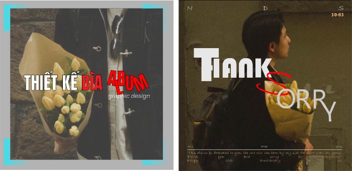 thiết kế bìa album