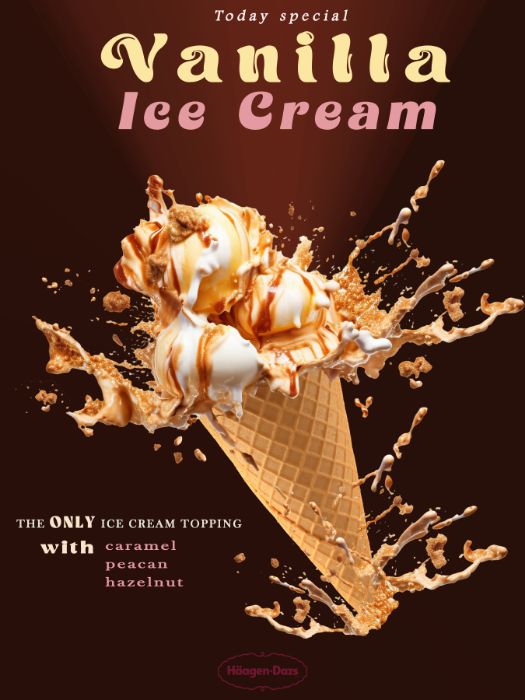 Ice cream poster