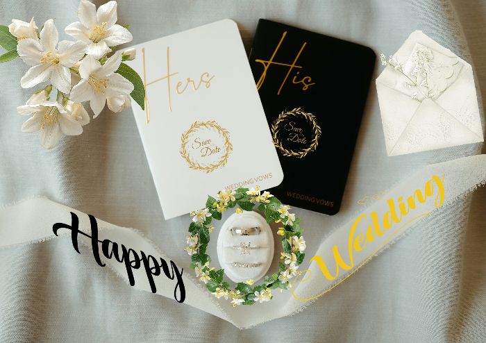 Trang trí thiệp cưới và background- buổi 1