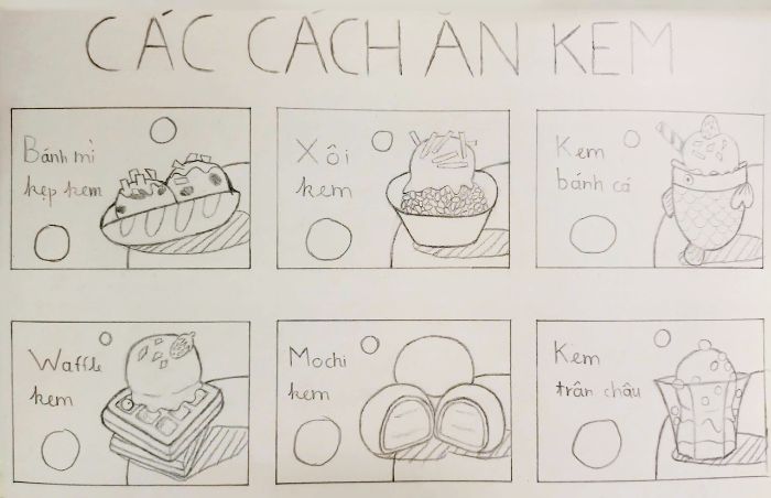 Các cách ăn kem