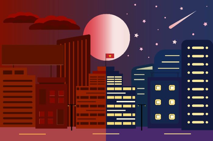 132.72_Lưu Gia Mẫn_Thành phố lúc hoàng hôn & lúc đêm tối