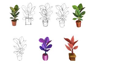 thực vật màu