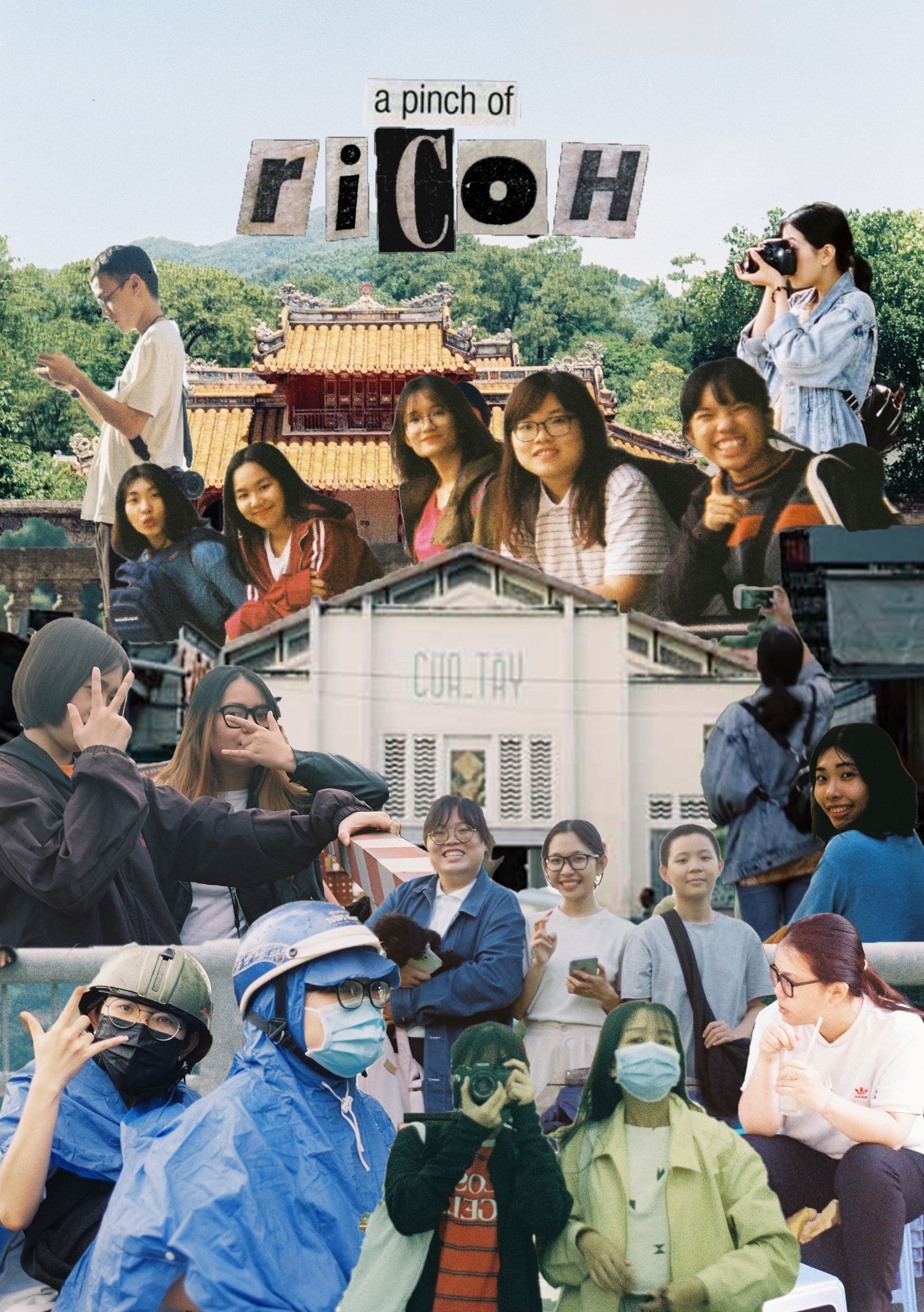 THỰC HIỆN 1 POSTER KHỔ A4 theo style Collage Art