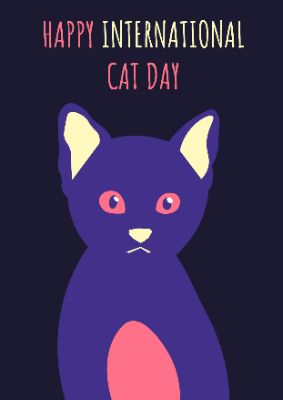 HAPPY INTERNATIONAL CAT DAY