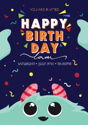 birthday invitation