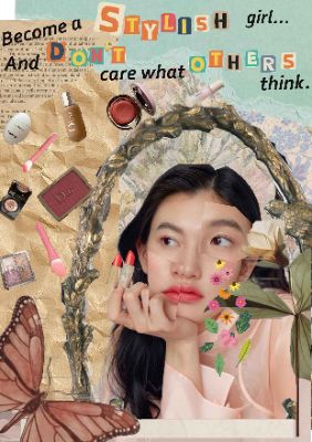 Become a  stylish girl and don't care what others think.