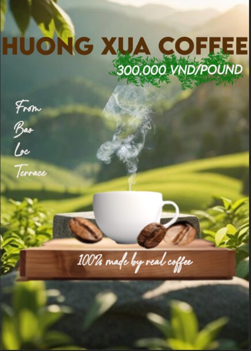 Quảng cáo coffee từ thảo nguyên xanh