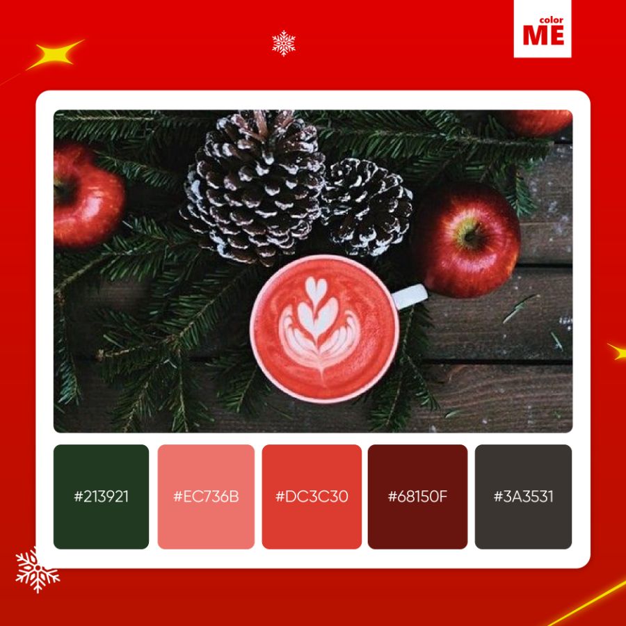 Những palette màu Giáng sinh dành cho designer