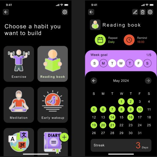 Habit Tracker app - Nguyễn Phương Thành