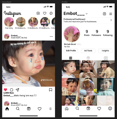 Redesign Instagram