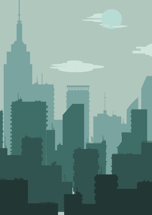 Flat Cityscape