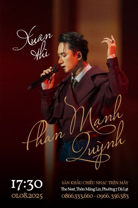 Poster Liveshow Phan Mạnh Quỳnh