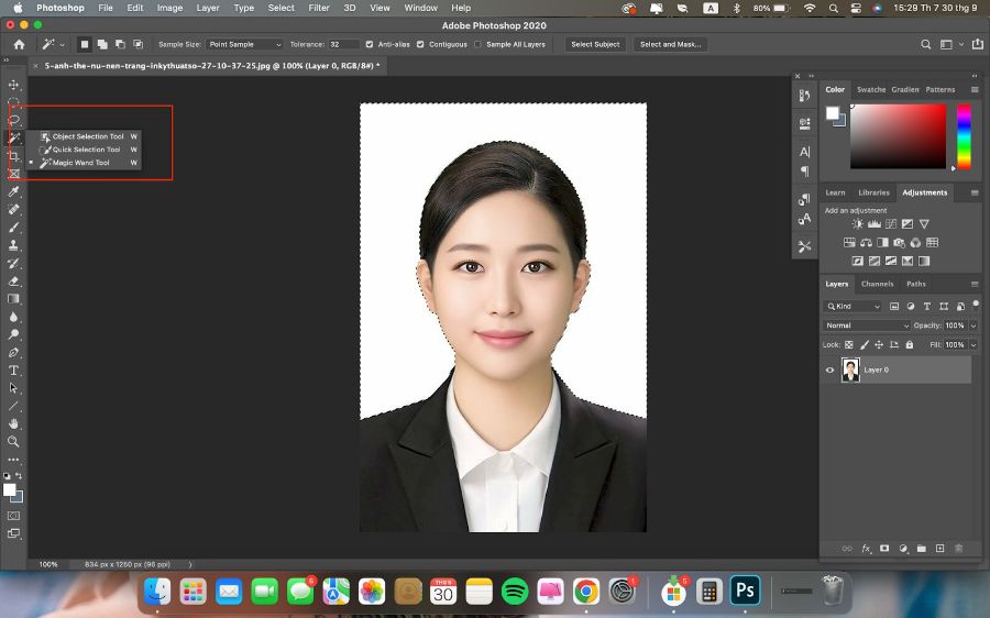 Hướng Dẫn Cách Làm Đậm Màu Môi Ảnh Thẻ Trên Photoshop Cực Dễ Dành Cho Người Mới Bắt Đầu