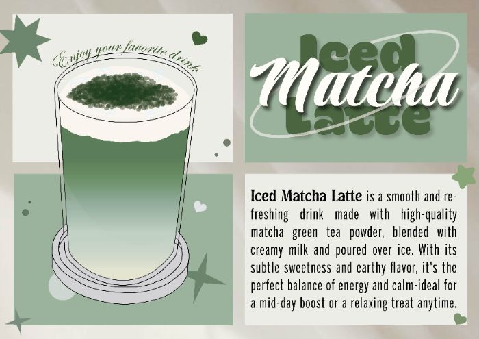 matcha latte ngon ngon