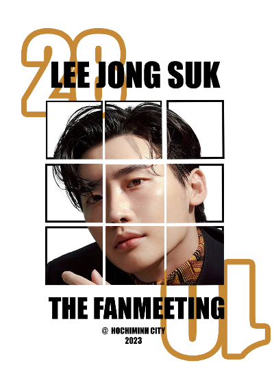 Lee Jong Suk fan meeting poster