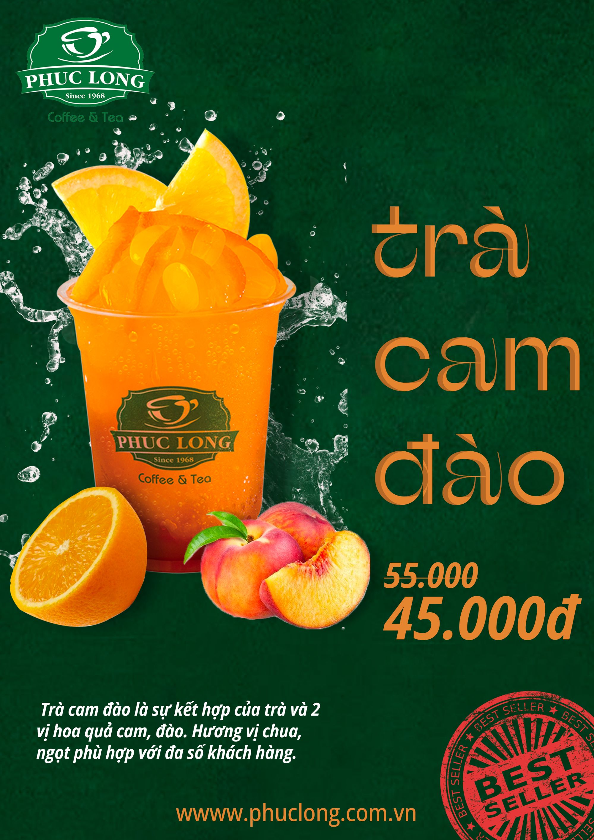 Giới thiệu thức uống của Phúc Long.