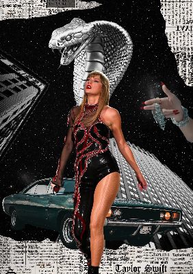 'reputation' - Taylor Swift collage