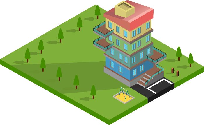 Ngôi nhà Isometric