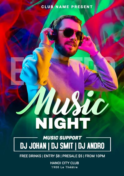 MUSIC NIGHT POSTER