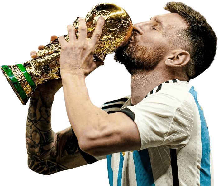 Leo Messi vintage collage cac kieu