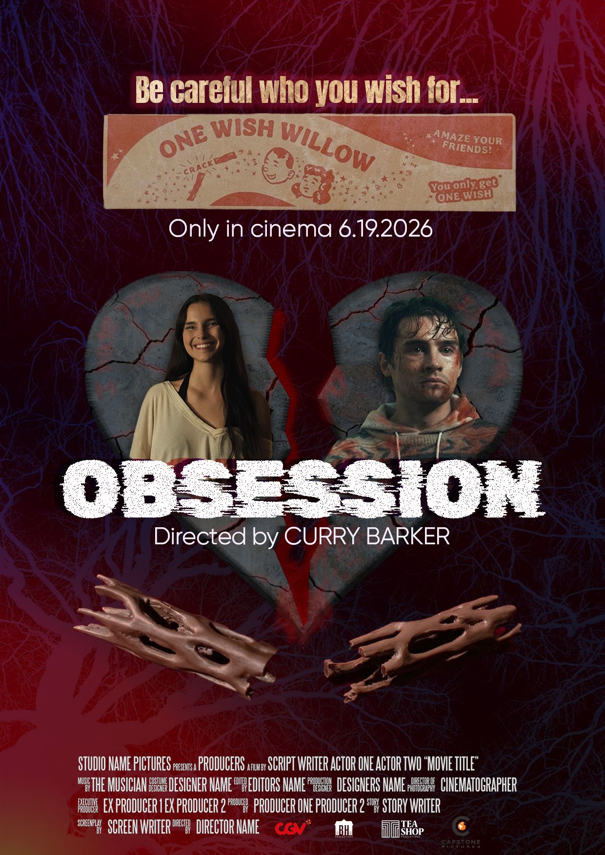 BT giữa kỳ, poster phim obsession