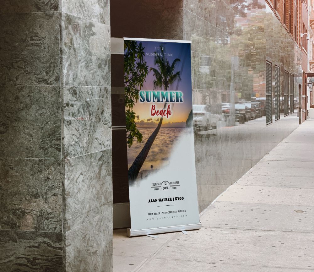 Standee Summer Beach