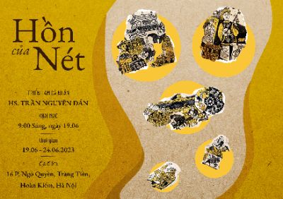 Poster triển lãm tranh " Hồn của Nét "