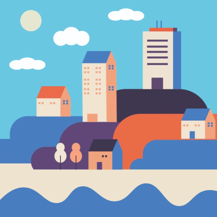 flat city