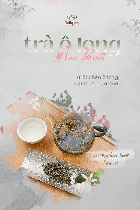 Commercial Product Poster - Pomelo Flower Oolong Tea