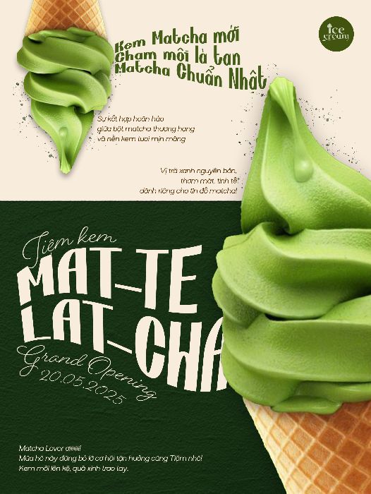 Tiệm Kem Mat-te Lat-cha