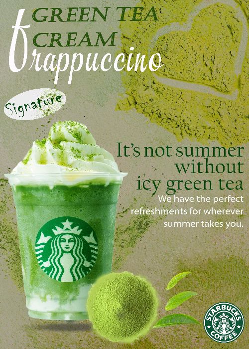 Green Tea Cream Frappuccino