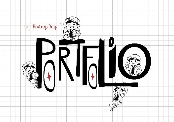 trang bìa portfolio