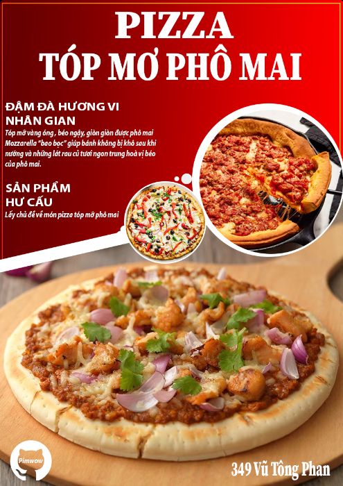 Ra mắt món pizza mới - hư cấu 100%
