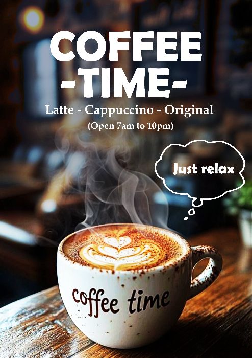 Coffee shop poster