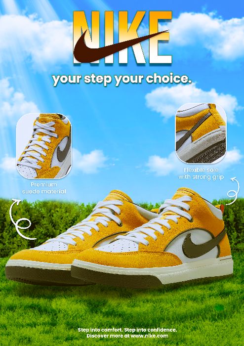 BTCM-PTS: Poster quảng cáo về giày Nike