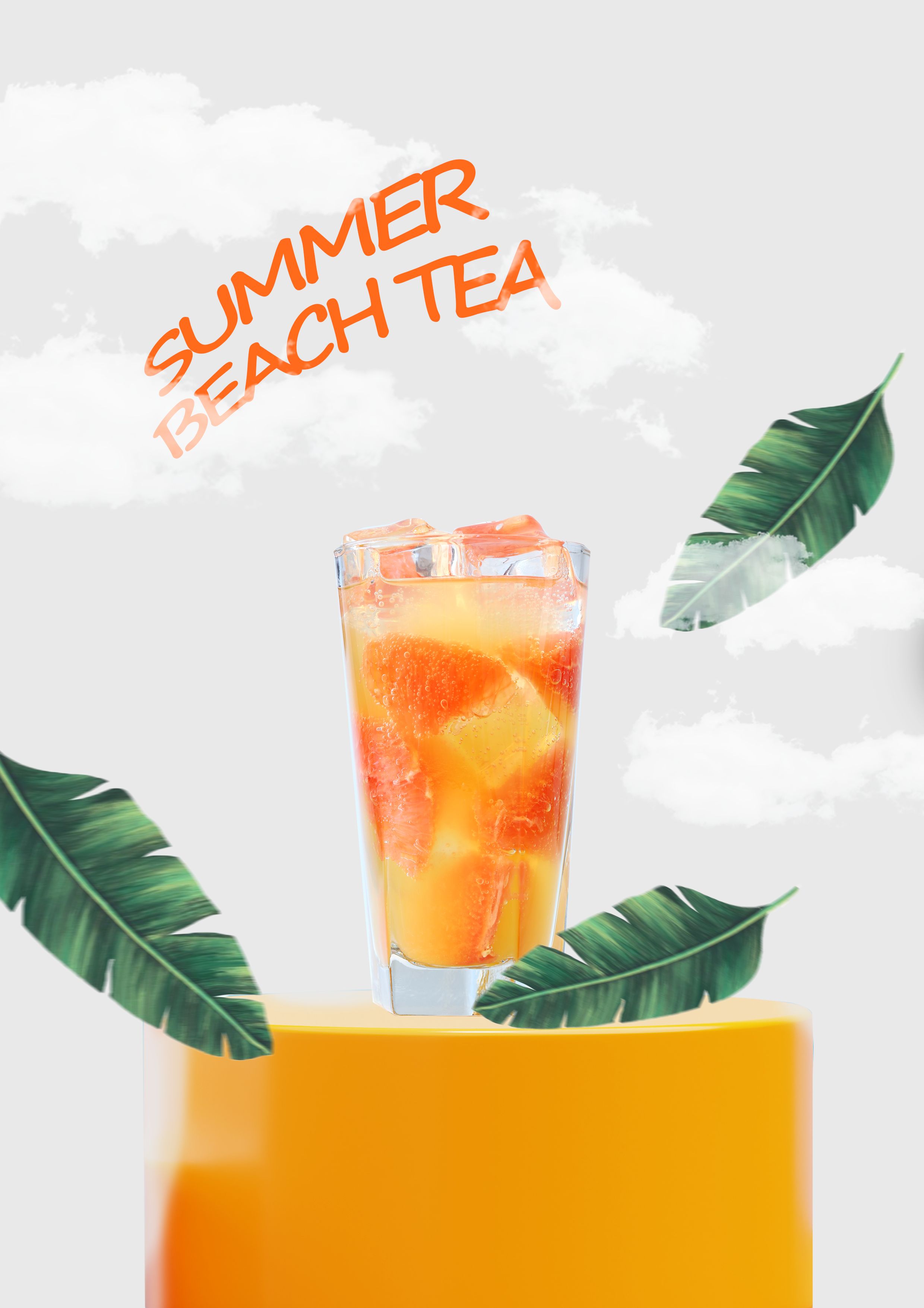 Summer beach tea