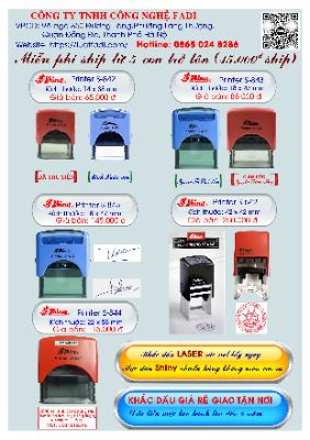 Bảng báo giá sản phẩm