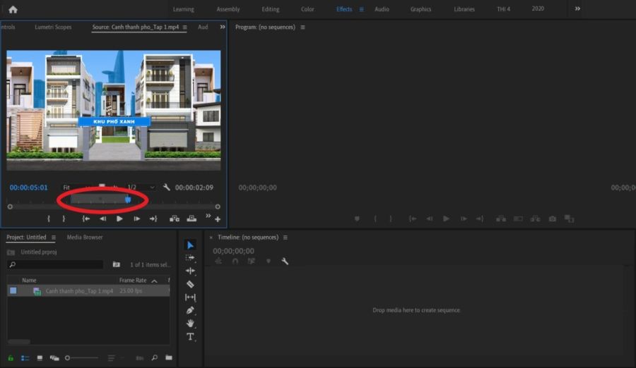 “Thuộc lòng” 5 bước để thêm effect bằng photoshop trong premiere cực dễ dàng
