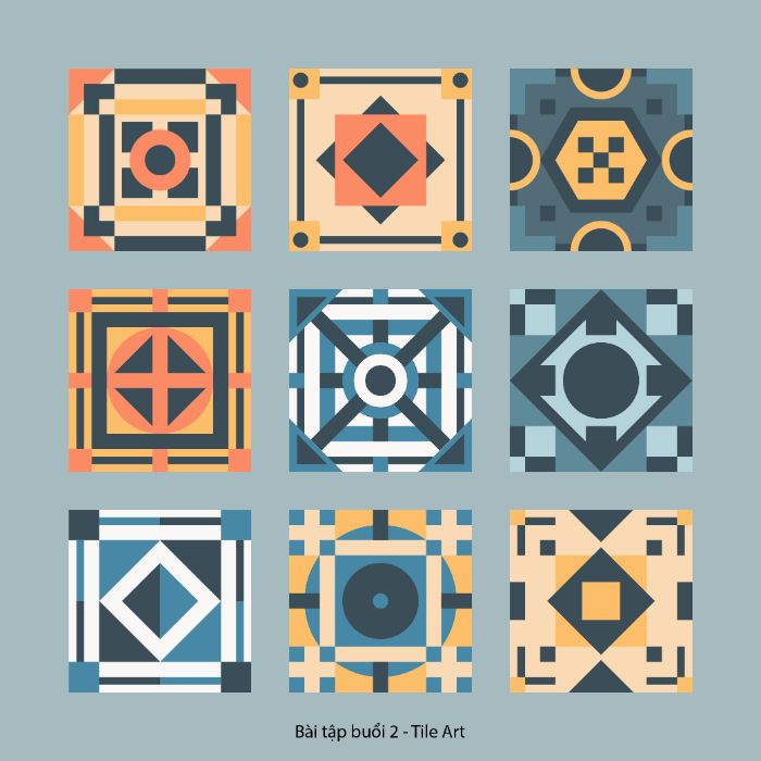 Bài tập buổi 2 - Tile Art