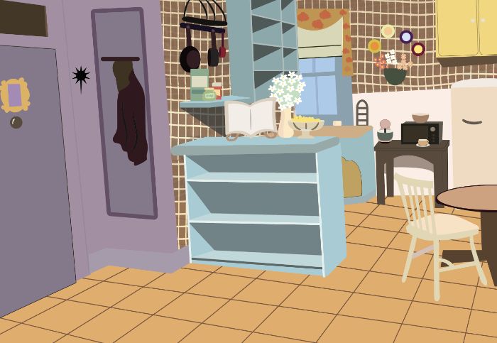 btvn3: Monica's kitchen (Friends)