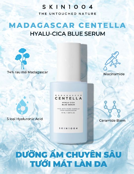 Skin1004 Madagascar Centella Hyalu-cica Blue Serum