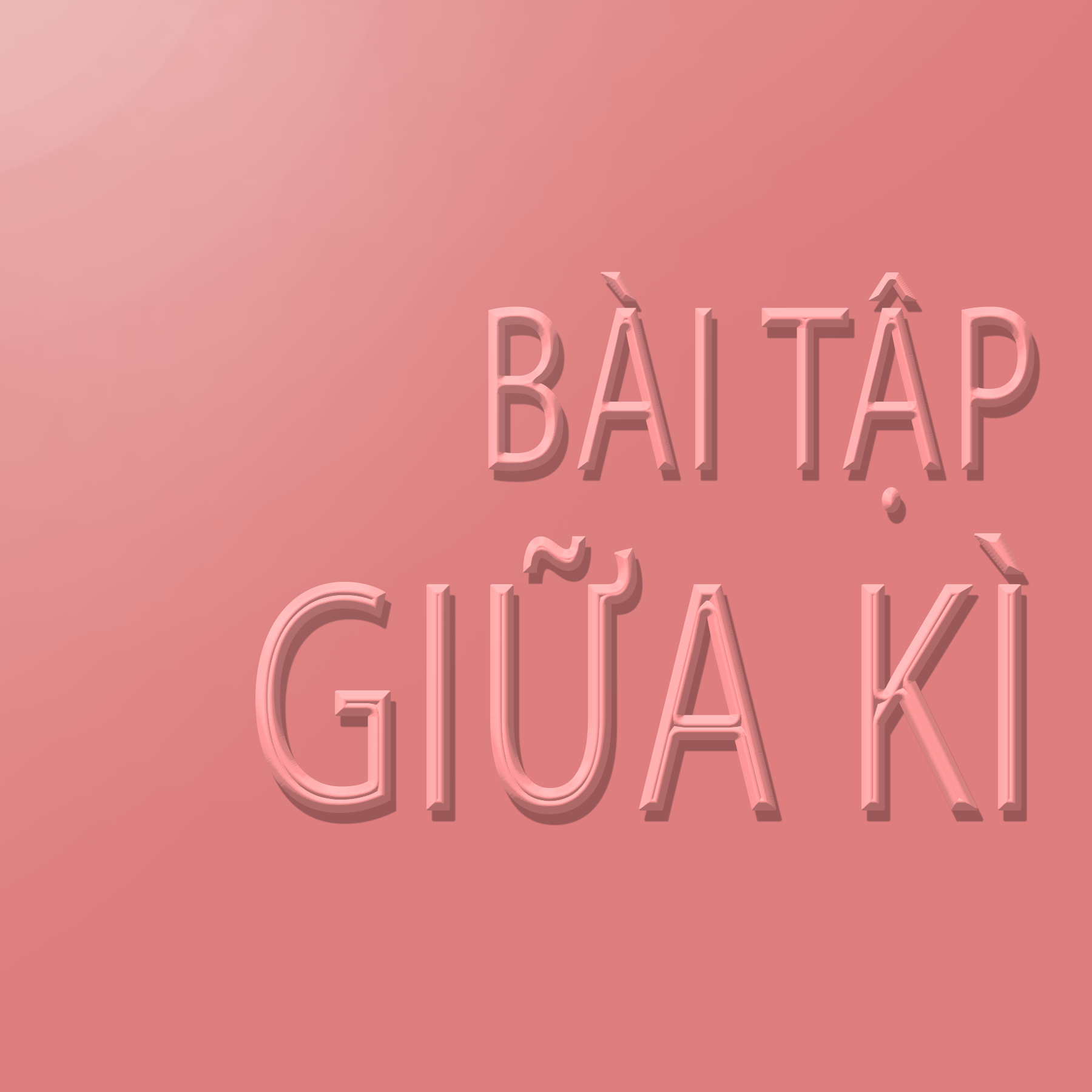 Bài tập giữa kì