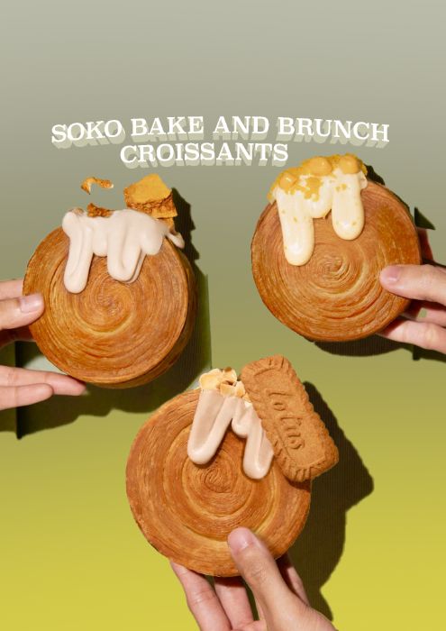 Poster Soko CroIssants với tone màu Monochromatic