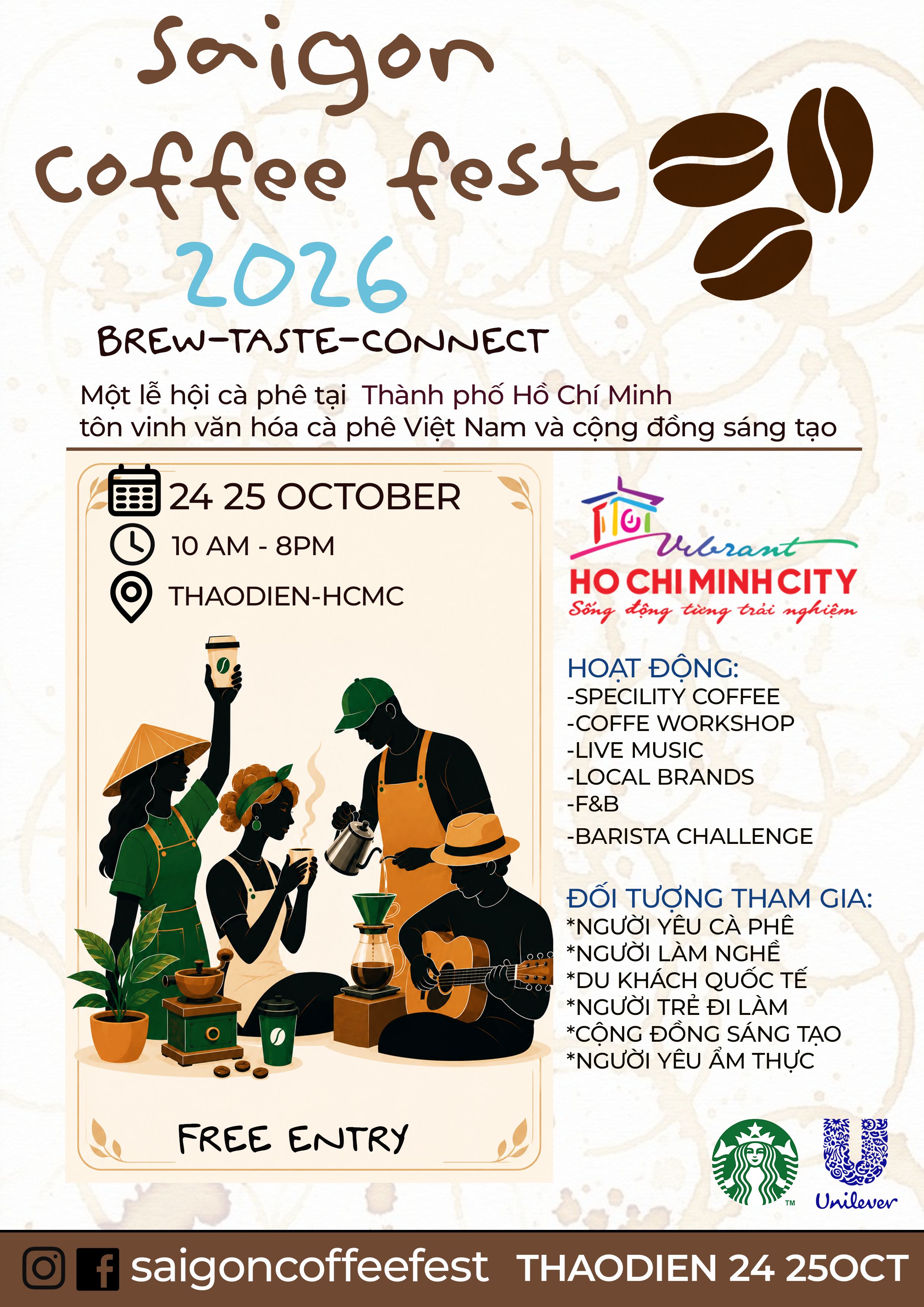 Poster của Sự kiện Saigon Coffee Fest 2026