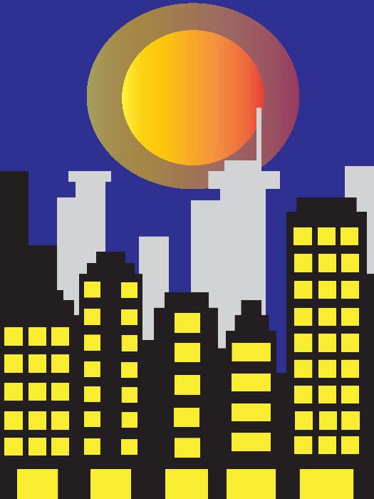 BTVN 1 - CITY SILHOUETTE